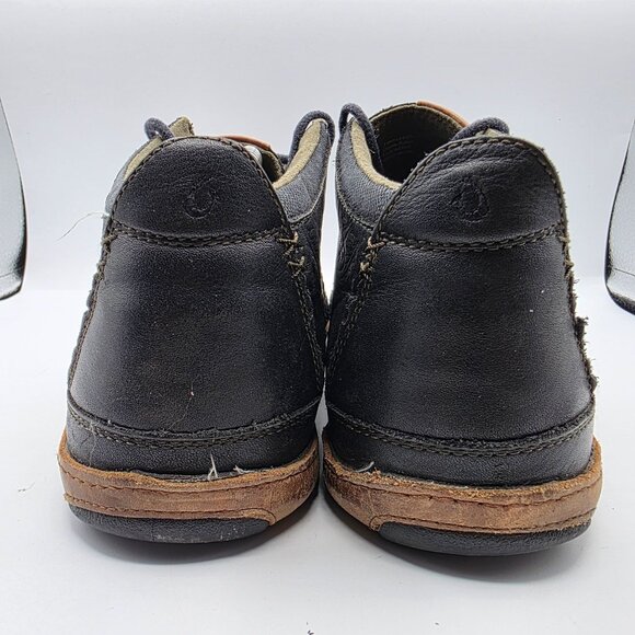 Olukai Kamuela Boots Men Size 10 Shoes Black Leather Ankle Mid Chukka Lace Up main image 13